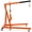 Orange, variant on Memoryfield 2-Ton Hydraulic Engine Hoist, 4400 lb Capacity Folding Shop Crane with Telescopic Boom & 6 Casters, Portable Cherry Picker for Garage, Workshop, Blue