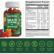 YUM-V’s Kids Multivitamin Gummies, Daily Chewable Vitamins for Growth & Development, Fruit Flavor, 60 Count