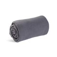 thumbnail image 1 of Worlds Best Cozy-Soft Microfleece Travel Blanket, 50 x 60 Inch, Charcoal, 1 of 2
