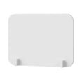 thumbnail image 1 of Panel divisor Deflector de resistente Pantallas protectoras Protector contra estornudos Divisor de escritorio para mostrador Centro de pruebas Blanco shamjiam panel divisorio, 1 of 8