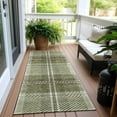thumbnail image 6 of Addison Rugs Chantille Indoor/Outdoor Transitional Plaid Aloe Washable Runner Rug, 2'3" x 7'6", 6 of 6