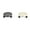 Z-White 1PCS & Grey 1PCS, variant on AUDeals Length 9.05inch Plant Stand with Wheels Heavy Duty Plant Dolly Round PP Resin Rolling Plant Tray Indoor and Outdoor Plant Roller Base Potted Flower Caddy with Wheels Pot Trolley with Casters