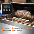 thumbnail image 2 of Termómetro Termómetro digital para carne Termómetro de barbacoa para alimentos Parrilla de barbacoa Termómetro para fumadores con modo de cocción inteligente Temporizador de alerta Horno para hornear Eccomum Termómetro, 2 of 7