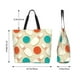 thumbnail image 5 of Balery Vintage Bowling Bolsa Tote Estilo Estético con Cremalleras, Bolsa de Hombro, Bolsa de Compras Grande y Plegable, 5 of 8