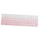 thumbnail image 1 of Funda de silicona para teclado de portátil, funda protectora para PC y portátil, uso general Rosa claro, 1 of 9