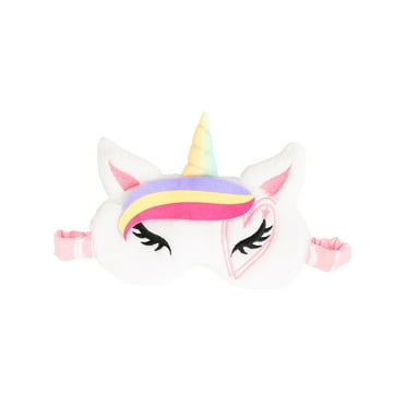 Disney Girls/Tween Jojo Siwa Soft & Comfy Girl's Plush Unicorn Fashion Sleeping Mask