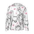 thumbnail image 2 of Lsque Alpacas and Hearts UPF 50+ Lightweight Sun Protection Men's Women's Long Sleeve Shirt, Hoodie Performance -Medium, 2 of 9