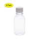 thumbnail image 1 of Botella de reactivo de boca pequeña de plástico Uxcell 3.4 oz/100ml, paquete de 5, 1 of 5