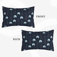 thumbnail image 2 of Naloa Night Forest Wolf Pillowcase, Throw Pillowcase, Wrinkle-Free, Stain-Resistant with Hidden Zipper for Bedroom Sofa-14"x20", 2 of 6