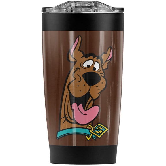 Scooby Doo Scooby Happy Stainless Steel Tumbler 20 oz Coffee Travel Mug/Cup, Vacuum Insulated & Double Wall with Leakproof Sliding Lid | Great for Hot Drinks and Cold Beverages