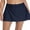 Navy, variant on Asoul Women's Mid Length Navy Solid Swim Skirt, Swimwear Bottoms, Size M