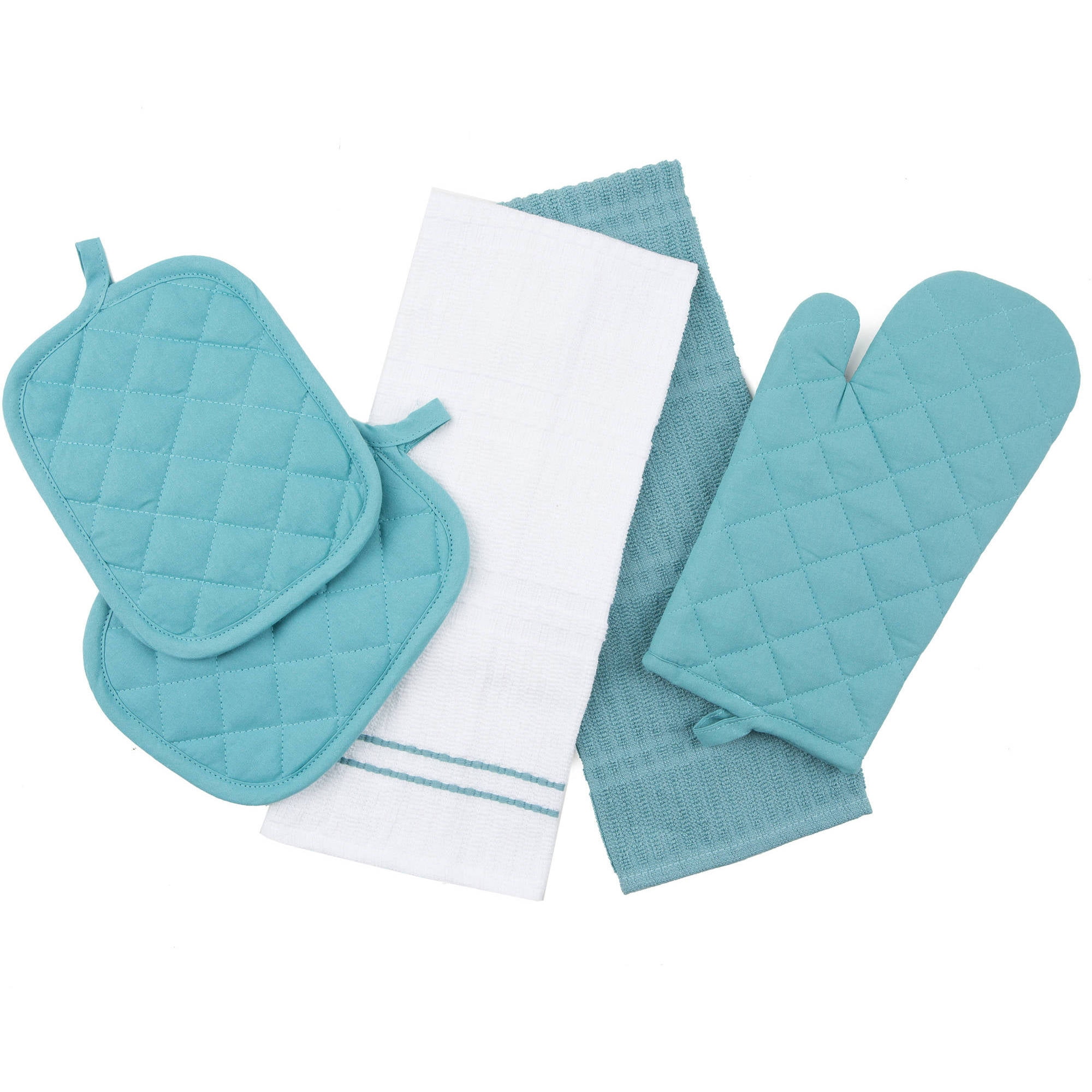 Details about  / New Home Collection Coffee Time Kitchen Oven Mitt Glove 7 x 13 Turquoise w Tag