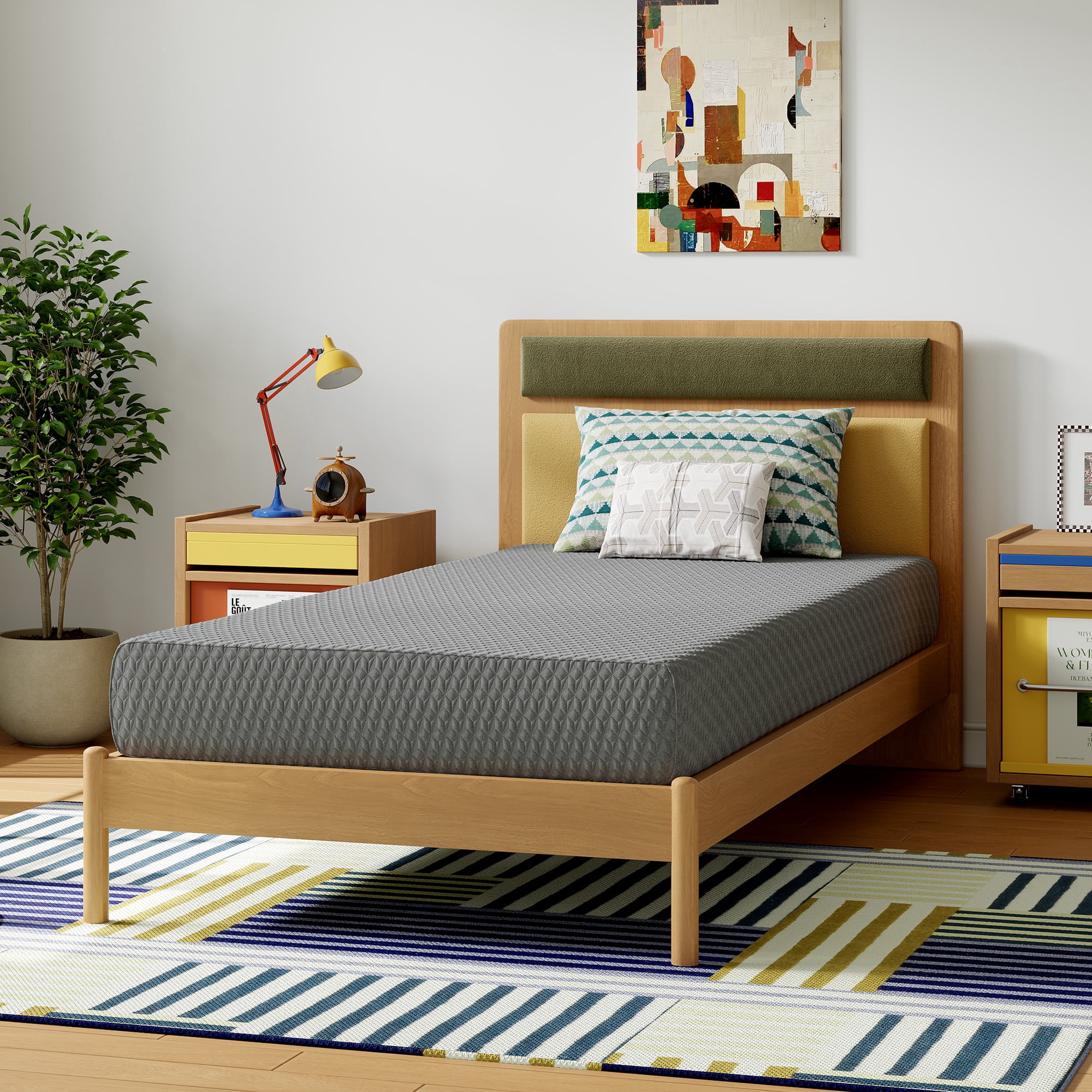 Avenco Lumina 6" Medium Adult Cooling Gel Memory Foam Mattress, Twin Size