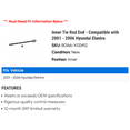 thumbnail image 2 of Inner Tie Rod End - Compatible with 2001 - 2006 Hyundai Elantra 2002 2003 2004 2005, 2 of 2