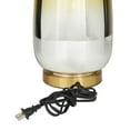 thumbnail image 4 of DecMode 26" Gold Table Lamp with White Microfiber Shade, 4 of 9