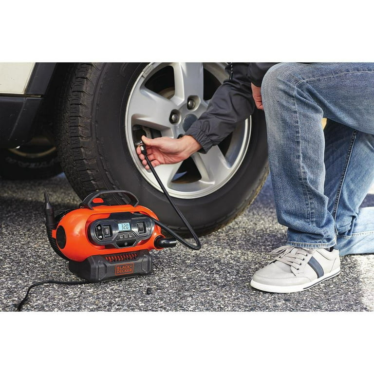  BLACK+DECKER 20V MAX* Cordless Tire Inflator, Cordless & Corded  Power, Tool Only (BDINF20C) : Sports & Outdoors