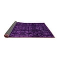 thumbnail image 2 of Ahgly Company Indoor Round Abstract Pink Modern Area Rugs, 6' Round, 2 of 4