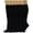 Black, variant on Sumona 6 pairs Pack Women Opaque Spandex Queen Size Trouser Knee High Socks