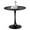 Black, variant on Round Dining Table, 27.6" Tulip Kitchen Round Dining Table for 1-2 People with Metal Pedestal Base and MDF Tables Top, Mid-Century Tables for Home, Dining Room, Cafe, Black