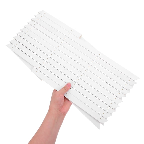 NICEXMAS White Wood Trellis Fence for Garden and Indoor Plants, Versatile Climbing Support for Flowers and Vines