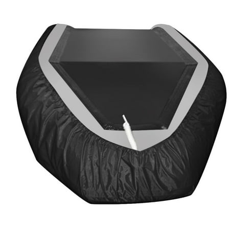 Ski Deck Boat - Black Dustproof Universal 20' 21' 22' V-Hull Waterproof Boat Cover Fish - Ski Trailerable Boat Cover Color All Weather Suitable Cover For Boat