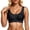 Black-A, variant on Women's Front Closure Wireless Bra Seamless Lift Bralette With Medium Support, Breathable Shapewear Bra For Yoga Gym And Daily Wear