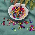 thumbnail image 7 of 1set 1120Pcs Spray Painted Crackle Two Tone Glass Round Beads Elastic Crystal Thread Sewing Scissors, 7 of 7