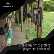 Silverback Junior Youth 33 Basketball Hoop with Lock ‘n Rock Mounting Technology Mounts to Round and Vertical Poles