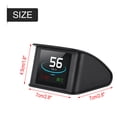 thumbnail image 2 of P10 HUD Head Up Display para coche universal OBD2 Advertencia de velocidad RPM Consumo de combustible Proyector, 2 of 15