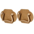 thumbnail image 1 of Accesorios para muebles, juego de 2 tiradores de cobre antiguos de estilo vintage para cajón, valor excepcional, 1 of 12