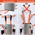 thumbnail image 5 of Elevación de correas móviles (acolchadas) aparato de sistema de elevación y movimiento de una persona para 2 personas, para arnés, colchón móvil, sofá, muebles pesados, 5 of 5