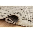 Chris Loves Julia x Loloi Alice Cream/Charcoal 9'2" x 13' Area Rug