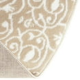 thumbnail image 6 of Unique Loom Rushmore Collection Area Rug - Adams (5' Round Beige/Ivory), 6 of 6