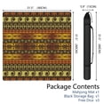thumbnail image 2 of Boho Style Large Non-Slip Playing Surface for Mahjong 31.5x31.5 Inch Rubber Mat with Noise Dampening for Card Games Board Games and Game Room Decor, 2 of 7