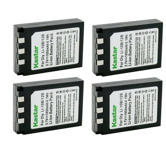 Kastar DB-L10 Battery 4-Pack Replacement for Sanyo DB-L10 Battery, Sanyo VAR-L10 Charger, Sanyo Xacti VPC-J2, Xacti VPC-J2EX, Xacti VPC-MZ3, Xacti VPC-MZ3EX, Xacti VPC-MZ3GX Camera