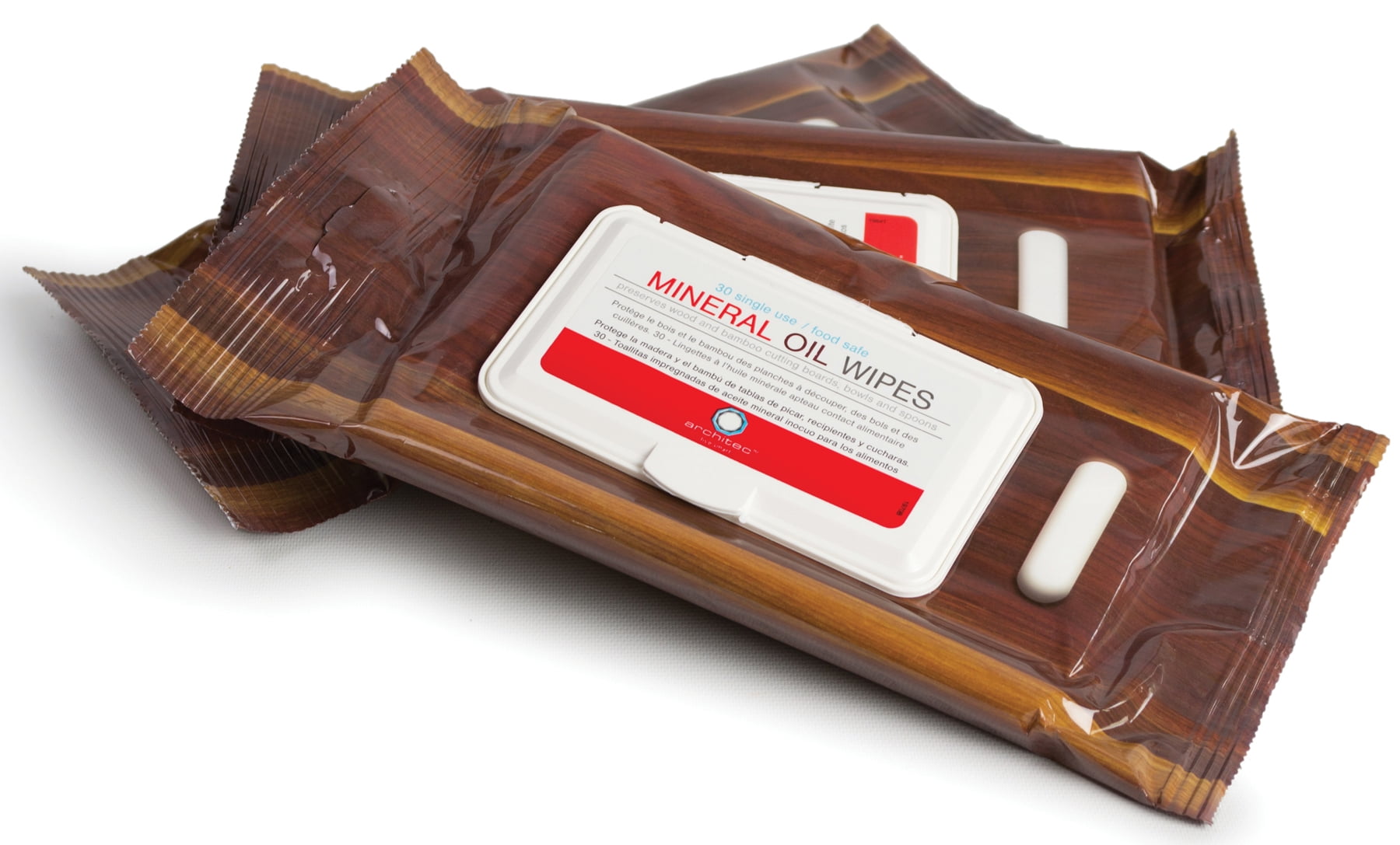 Madiera Mineral Oil Wipes for Wooden Cutting Boards and Blocks, 30