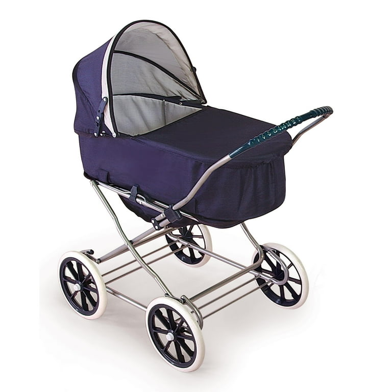 Navy carriage toy pram hotsell