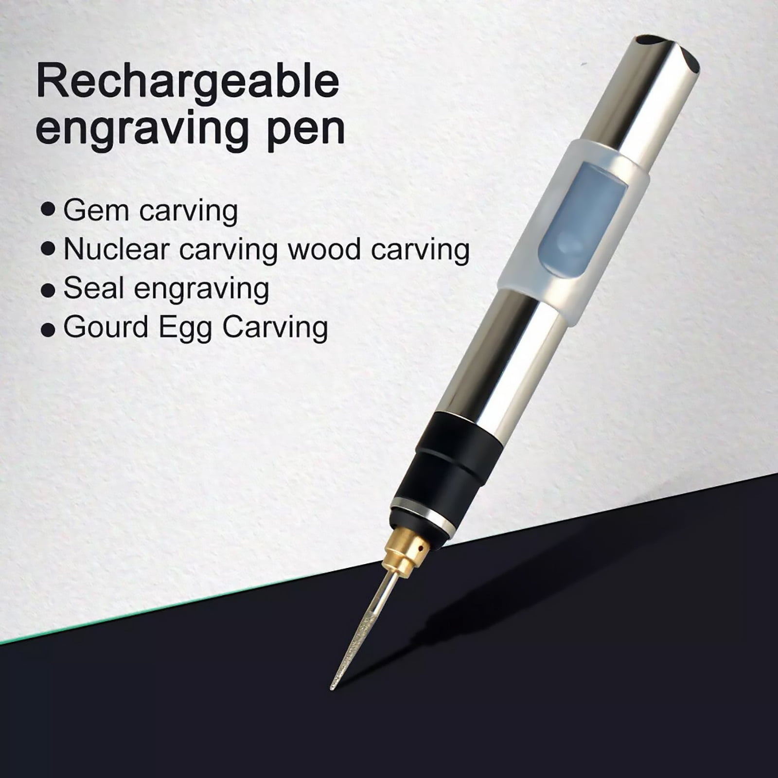 Rechargeable Engraving Pen Kit for Stone and Glass Artwork for Creative Hobbyists Carver Part