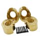 thumbnail image 2 of Tornillos Y Ruedas De Equilibrio De Latón De 4 Piezas Peso Y Tornillos Para La Actualización -4 Sunnimix Peso de la articulación de la rueda de latón, 2 of 6
