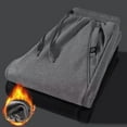 thumbnail image 6 of zaveiop Women's Warm Sherpa Lined Athletic Sweatpants Jogger Fleece Pants (Grey, 3XL), 6 of 7