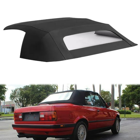BoardRoad Convertible Soft Top Plastic Window Fit For 1986-1993 BMW 3-Series E30
