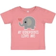 thumbnail image 3 of Inktastic My Grandparents Love Me Baby Clothes Boys or Girls Baby T-Shirt, 3 of 5