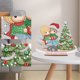 thumbnail image 3 of Kit de adornos de mesa con pintura de diamantes de madera para decoración del hogar, oficina y mesa de Navidad, 3 of 7