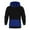 Blue, variant on CONFREE Mens Hoodie City Letter Prints Hoodies For Men Graphic Long Sleeve Zip Up Casual Pullover Hooded Sweatshirts With Pockets