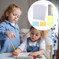 thumbnail image 3 of 1 Set Alphabetic Number Templates Plastic ABC Stencils Number Stencils Ruler, 3 of 8