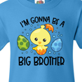 thumbnail image 4 of Inktastic Easter I'm Gonna Be a Big Brother with Green and Blue Eggs Youth T-Shirt, 4 of 5