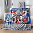 thumbnail image 1 of ¡Anime clásico YU GI OH! Manta estampada para pícnic, cálida, bonita manta para cama, suave y cómoda, manta de viaje para el hogar, 1 of 4