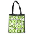 thumbnail image 3 of CafePress - MCM Abstract Pattern Chartreuse - 12"x 13", 100% Recycled, Reusable Grocery Bag, 3 of 3