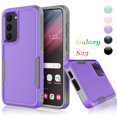 thumbnail image 1 of For Samsung Galaxy S23 / S23 Ultra Case, 2 in 1 PC Phone Case for Galaxy S23 2022 Case, Njjex Rubber & Rugged Shockproof Full Body Protection Case Cover - Purple, 1 of 6