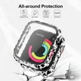 thumbnail image 3 of 10 PACK Case for Apple Watch Series 7 & Series 8 41mm with Tempered Glass Screen Protector, Hard PC Case Ultra-Thin Anti-Scratch Cover Protective Bumper for iwatch Series 7 41mm Accessories, 3 of 5